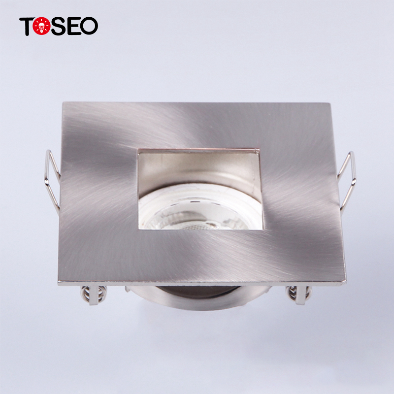 Square Recessed LED Recessed Lighting Housing Ceiling Lights Gu10 Downlights