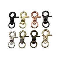 Mousqueton en alliage de zinc pour laisse de chien, chaîne de sac à main, fermoir métallique classique, professionnel, de luxe, crochet de quincaillerie
