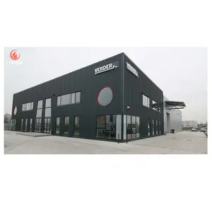 Pabrik struktural industri kualitas tinggi bangunan Multi lantai komersial dengan kantor