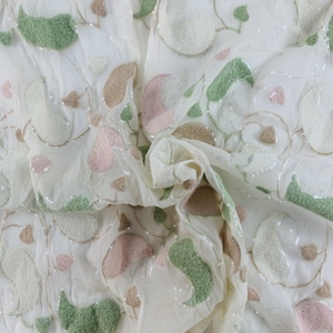 Tessuto in Pizzo di Lusso con Perline per Abiti da Sposa, Tessuto in Pizzo con Perline Fatte a Mano, Tessuti in Pizzo di Lusso per Feste - Product Image 3