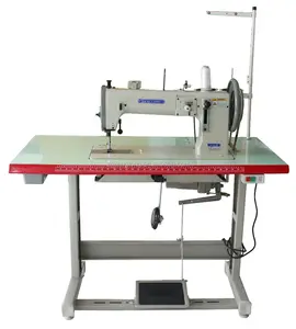 243 mquina de coser cuero pesado silinder lengan kulit industrialsewing ga243 tugas berat datar Industri mesin jahit