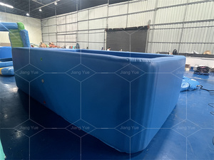 Thương mại Tùy chỉnh ngoài trời di động hồ bơi bơm hơi thả khâu vải dwf trẻ em thả khâu hồ bơi - Product Image 2