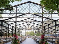 Edificio Prefabricado de Acero, Diseño de Estructura Metálica, Estructuras Metálicas Usadas en Venta, Estructuras para Bodas, Salón Y3141