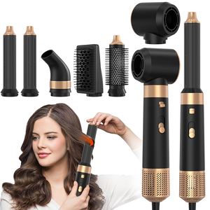 Bán Buôn Một Bước Tự Động Curling Nhỏ Gọn Máy Sấy Tóc Bàn Chải 6 Trong 1 Không Khí Tạo Kiểu Tóc Công Cụ Cho Du Lịch - Product Image 1