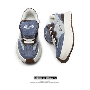 Nuevos mocasines de estilo Retro con suela gruesa en forma de nube de Panda blanco y negro, zapatos informales de tendencia de moda - Product Image 6