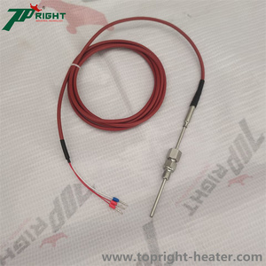 หัววัดอุณหภูมิแบบเทอร์โมคัปเปิลชนิด Pt100 ขนาด 4.8x100 มม. ทำจาก SUS316 พร้อมเกลียว NPT - Product Image 6