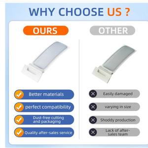 Filtro de pantalla para secador de pelo W10717210 W11607443 de plástico para uso doméstico, fácil instalación - Product Image 4