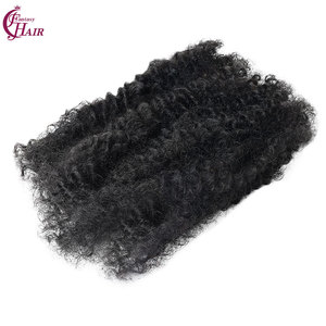 FH工厂销售非洲扭结卷曲天然编织人发延伸Locs扭曲散装头发无纬 - Product Image 3