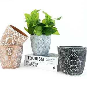 Ceramic Flowerpots Colorful Nordic Modern Garden Home Decoration Wholesale Plant Pots Flower Pots