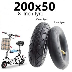 Neumático de Alta Calidad 200X50 para Mini Scooter Eléctrico, Llanta Exterior de 8 Pulgadas, Accesorios y Repuestos para Vehículos Eléctricos - Product Image 2