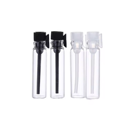 Botol kecil botol parfum penguji sampel parfum dengan tutup stik botol kaca kosong 1ml 2ml 3ml botol parfum kaca Tester