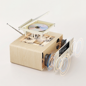 Lecteur CD HIFI classique 30W avec radio <span class=keywords><strong>FM</strong></span> pour plastique - Product Image 1