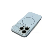 Coque de téléphone standard pour iPhone 17 Air 16 Pro 14 13 11, étui magnétique en silicone liquide à grande fenêtre, vente en gros et transfrontalière