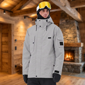 Wholesale Custom Knitted Breathable Canvas Cotton Polyester <b>Waterproof</b> Zipper <b>Winter</b> Puffer <b>Jacket</b> <b>Men</b> Plus Size Front - Product Image 3