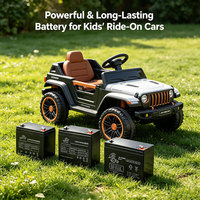 Batterie au plomb-acide VRLA rechargeable 12V 7AH pour scooter électrique avec 200-500 cycles et taux de décharge de 0,05C-0,25C