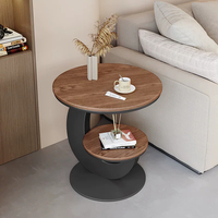 Table basse ronde moderne pas chère, table basse de haute qualité, design minimaliste, meubles de salon, table basse
