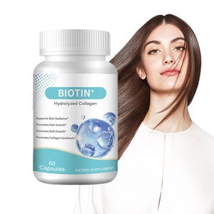 Cápsulas de Colágeno Hidrolizado Personalizadas, Píldoras con Biotina, L-Metionina, Vitamina C <span class=keywords><strong>y</strong></span> Ácido Fólico <span class=keywords><strong>para</strong></span> <span class=keywords><strong>Cabello</strong></span>, Piel <span class=keywords><strong>y</strong></span> <span class=keywords><strong>Uñas</strong></span> - Product Image 1
