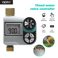 Temporizador de Agua Digital Programable YAGO, Temporizador de Riego Automático para Jardín, Controlador de Riego por Goteo y Aspersión