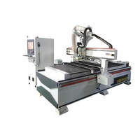 Machine de découpe CNC MEOKON 1325 Atc pour le travail du bois, 12 outils, changeur d'outils automatique linéaire, machine de découpe CNC pour meubles de cabinet