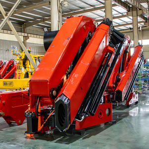 Grue articulée robuste de 1 à 20 tonnes avec stabilisateurs hydrauliques, grue de chargement montée sur camion - Product Image 1
