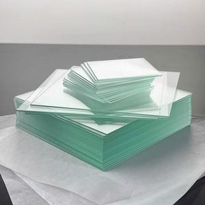 Transparent white glass square flat high-<b>temperature</b> acid and alkali resistant glass slide <b>cover</b> glass 18/20/22/24 - Product Image 3