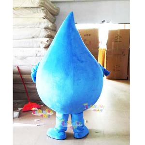 ชุดมาสคอตหยดน้ำสีฟ้าชุดเดินคอสเพลย์ชุดเดรสแฟนซีสำหรับผู้ใหญ่ - Product Image 2