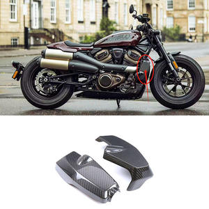 Panneau latéral de radiateur en fibre de carbone 3K pour moto Sportster S RH1250 - Product Image 1
