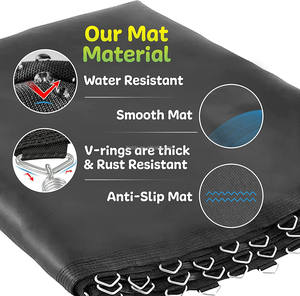 Chine usine personnalisée trampoline tissu filet à <span class=keywords><strong>sauter</strong></span> maille saut trampoline haut mousse coussin trampoline <span class=keywords><strong>pièces</strong></span> de rechange - Product Image 1