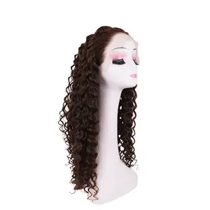 Wholesale Black High Qulaitiy Front Lace Glueless Synthetic Wigs For Black Women