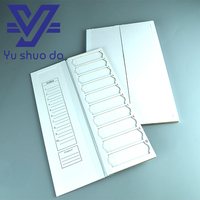 Microscope Slide Tray 20 Piece Mailer Storage Cardboard Tray Microscope Slide Holders