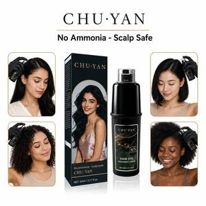 Crème colorante pour cheveux à utiliser d'une seule main - Brosse peigne intégrée pour des résultats de salon impeccables - Product Image 1