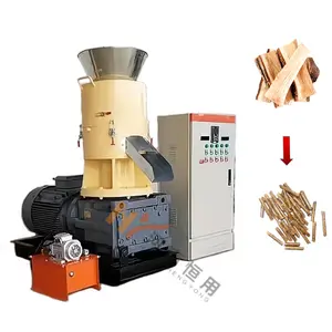 1-4t/h widely used ring die biomass wood pellet making machinery for sale /biomass pelletizer