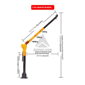 Grúa montada en coche de alta calidad para el hogar, diseño de engrosamiento, grúa voladiza - Product Image 6