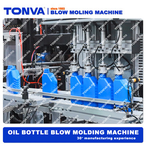 Moulage par soufflage de bouteille en plastique de jerrycan de HDPE faisant la machine avec la chaîne de production - Product Image 4