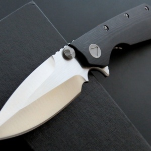 มีดพับใบมีดเหล็ก D2 รุ่นใหม่ล่าสุด ด้ามจับ G10 พร้อมระบบล็อคแบบปุ่ม มีดอเนกประสงค์ EDC สำหรับตั้งแคมป์ กิจกรรมกลางแจ้ง OEM DIY - Product Image 6