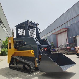 新型小型装载机，适用于家庭花园，带附件的轮式迷你滑移装载机。 - Product Image 5