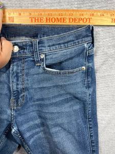 กางเกงยีนส์เอวสูงพิมพ์ลายสไตล์วินเทจสำหรับผู้ชาย, กางเกงยีนส์เอวสูงทรงสลิมฟิตขนาดกลางสำหรับใส่ในฤดูร้อน - Product Image 3