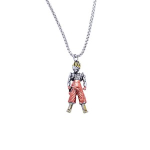 Collier en alliage avec pendentif Super Saiyan, personnage de dessin animé, cadeau unisexe, bijoux - Product Image 5