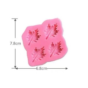 Leaf Silicone Mold Set 4 Cavities For Cake Chocolate Decorating - Product Image 5