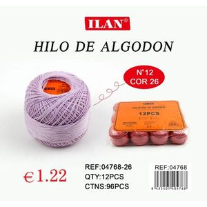 Filo di Cotone Ilan N12 Colore 26 per Uso Artigianale e Cucito - Product Image 3