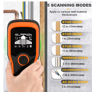 2025 TH810 6-in-1 dijital duvar dedektörü endüstriyel <span class=keywords><strong>Metal</strong></span> saplama bulucu manyetik duvar tarayıcı saplama <span class=keywords><strong>Metal</strong></span> canlı tel kirişler borular için - Product Image 2