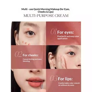 Joocyee Crème blush multi-usages, gloss à lèvres velours-mat, boue à lèvres nude, éclaircissant le teint, 4g, <span class=keywords><strong>nouvelle</strong></span> collection automne/hiver pour femmes - Product Image 2
