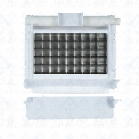 Machine à glaçons en cubes 200 kg/24h, prix de gros, fabricant de glaçons 19x21, évaporateur