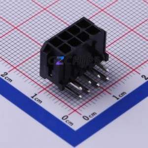 WF30008-08300 Wire-to-Board Pin Header Bent Lead Through Hole,P=3mm Connector 2x4P 3mm Right Angle Insert 8P - Product Image 1