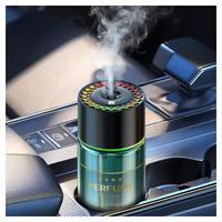 Diffuseur de parfum de voiture intelligent Starry Sky Light Portable C-Type Car Fragrance Machine Spray de projection de lumière en forme d'étoile sans eau