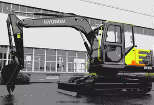 HX80G Petite excavatrice hydraulique compacte de 7.68 tonnes sur chenilles pour l'exploitation minière abordable à vendre - Product Image 3