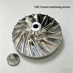 High Quality CNC Custom Factory Processing Propeller Accessories Stainless Steel Aluminum Alloy Marine Five-Blade Turbine Blades - Product Image 1