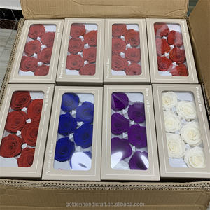 QSLH-A310 B Grade Meilleure Qualité Chine Réel Naturel Éternel Pour Toujours Immortel Tête De Fleur Roses Préservées - Product Image 5