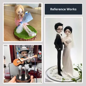 Figurines d'action surgelées sur mesure Q-Version poupées en PVC faites à la main en argile ultra-légère bricolage nouvel état Images et figurines - Product Image 5