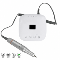 Machine à ongles professionnelle CM.NAIL S30, moteur à balais 35000 tr/min, acier inoxydable, compatible avec les prises US/UK, pour salon de manucure.